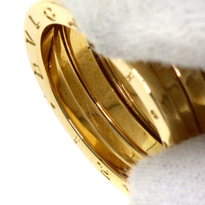 BVLGARI B.zero1 2 bands #56 Ring K18 Yellow Gold Ladies [Used]