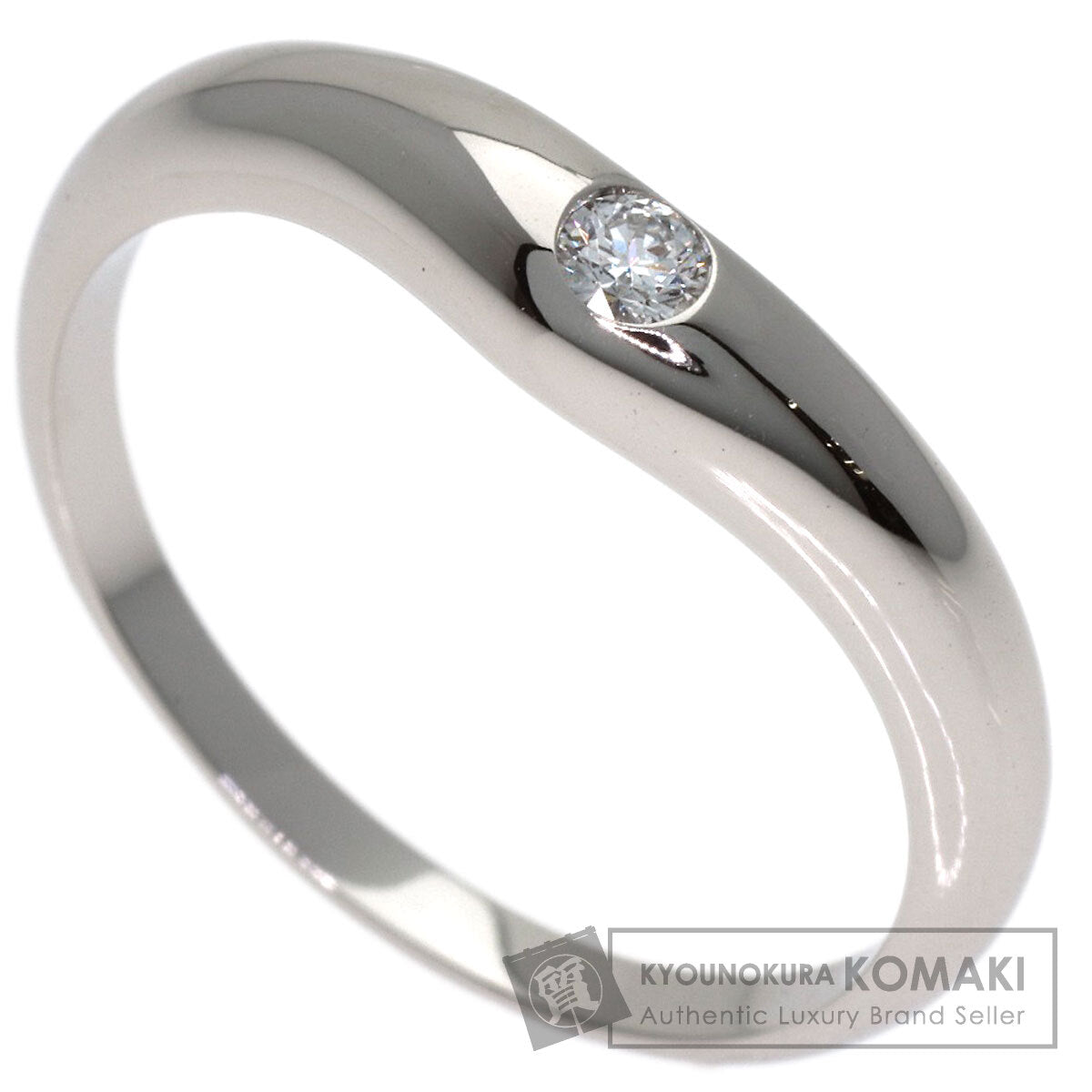 BVLGARI Feddie 1P Diamond Ring Platinum PT950 Ladies [Used]