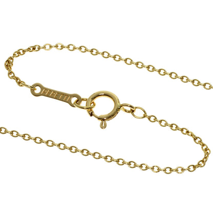 TIFFANY&Co. Open Heart Diamond Necklace K18 Yellow Gold Ladies [Used]