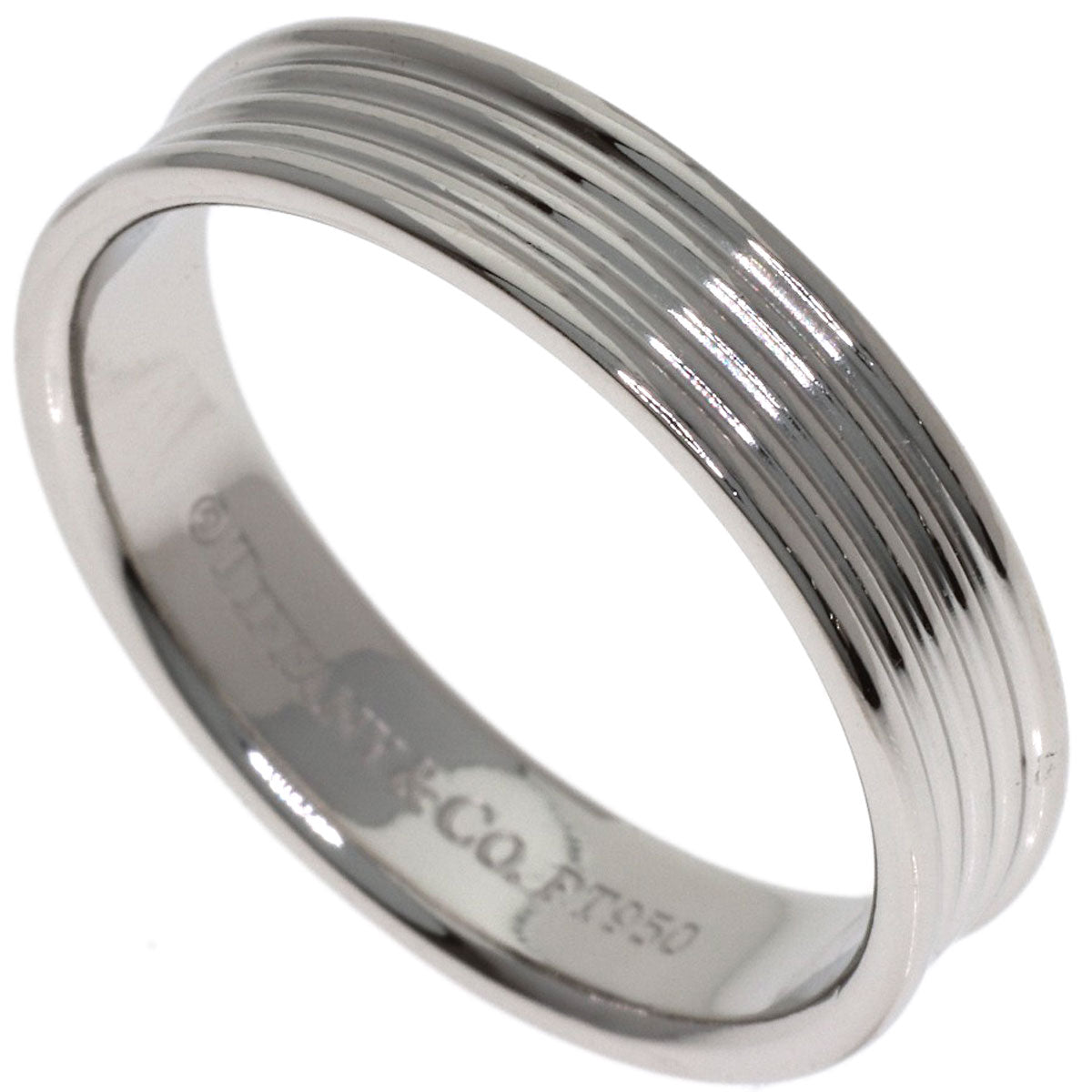 TIFFANY&Co. Band ring Ring Platinum PT950 Ladies [Used]