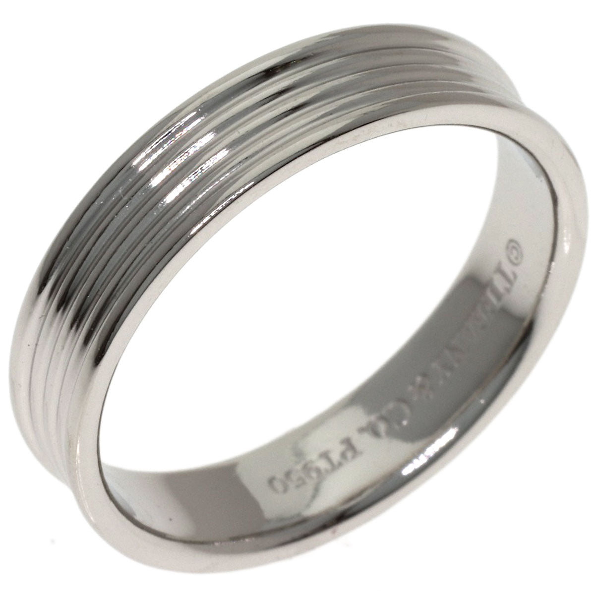 TIFFANY&Co. Band ring Ring Platinum PT950 Ladies [Used]