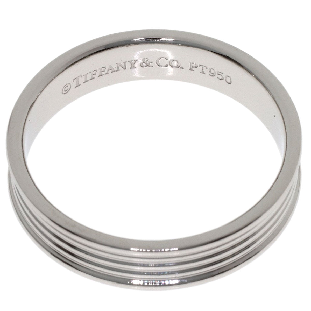 TIFFANY&Co. Band ring Ring Platinum PT950 Ladies [Used]