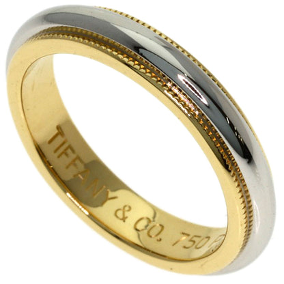 TIFFANY&Co. Milgrain Ring K18 Yellow Gold PT950Ladies [Used]