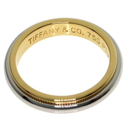 TIFFANY&Co. Milgrain Ring K18 Yellow Gold PT950Ladies [Used]