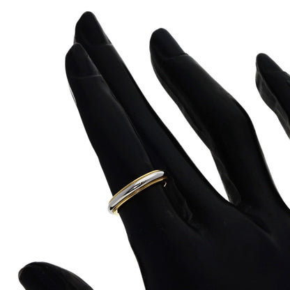 TIFFANY&Co. Milgrain Ring K18 Yellow Gold PT950Ladies [Used]