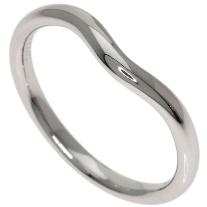 TIFFANY&Co. Curved band Ring Platinum PT950 Ladies [Used]
