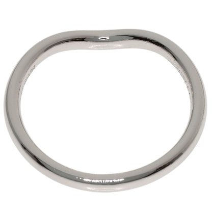 TIFFANY&Co. Curved band Ring Platinum PT950 Ladies [Used]