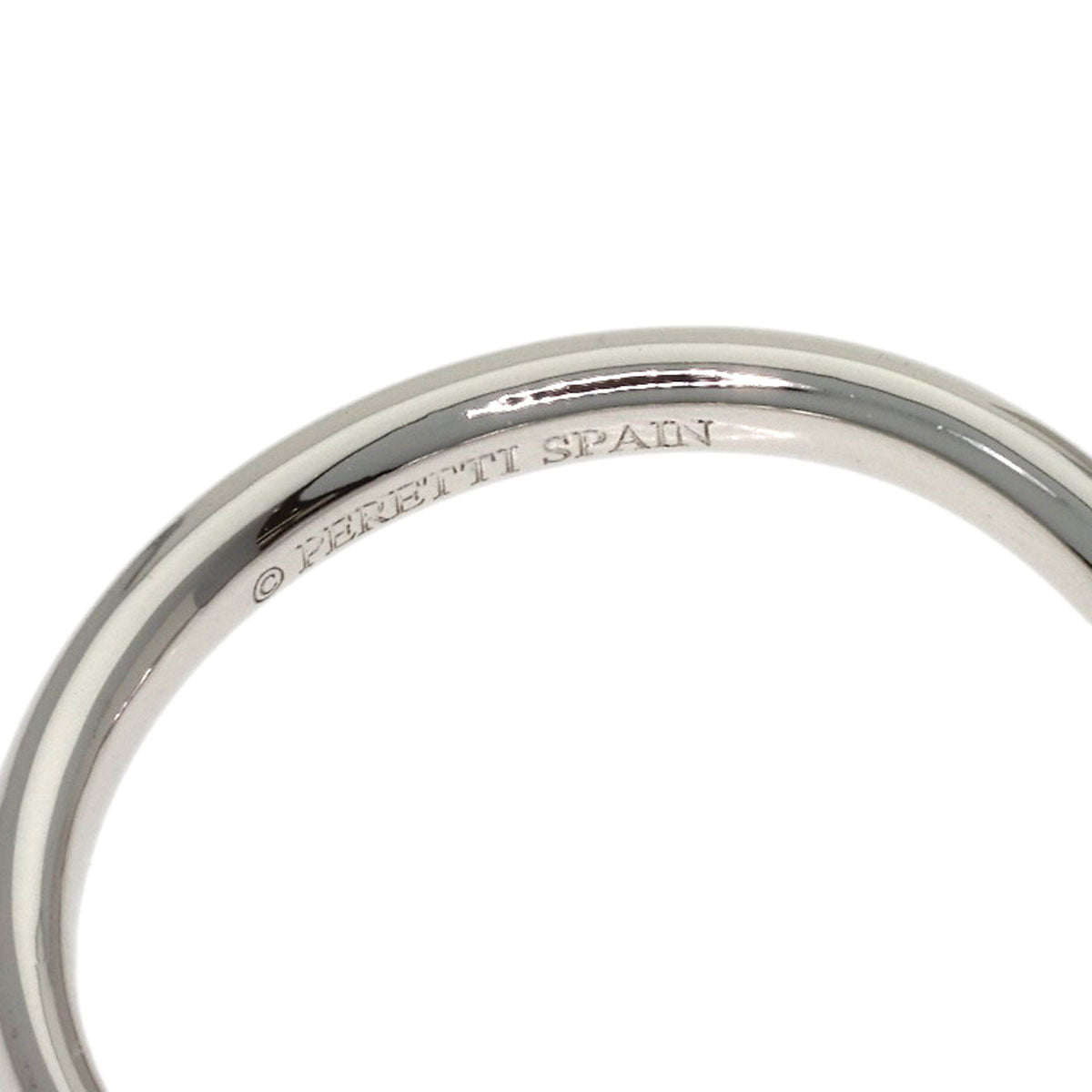 TIFFANY&Co. Curved band Ring Platinum PT950 Ladies [Used]