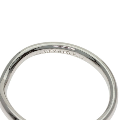 TIFFANY&Co. Curved band Ring Platinum PT950 Ladies [Used]