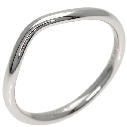 TIFFANY&Co. Curved band Ring Platinum PT950 Ladies [Used]