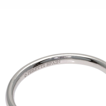 TIFFANY&Co. Curved band Ring Platinum PT950 Ladies [Used]