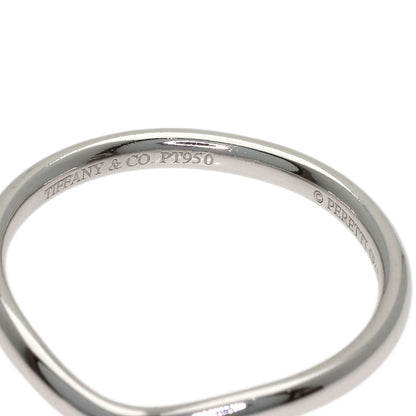 TIFFANY&Co. Curved band Ring Platinum PT950 Ladies [Used]