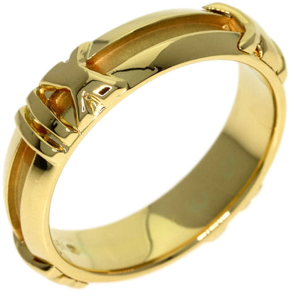 TIFFANY&Co. Atlas Ring K18 Yellow Gold Ladies [Used]