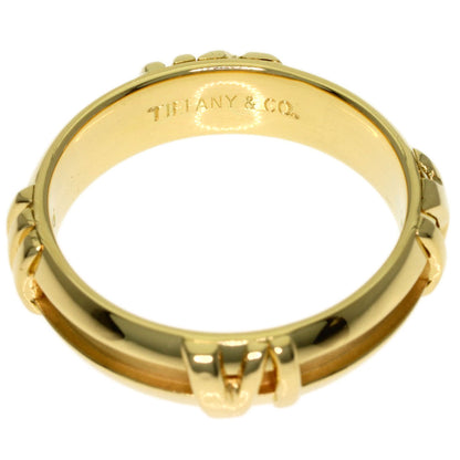 TIFFANY&Co. Atlas Ring K18 Yellow Gold Ladies [Used]