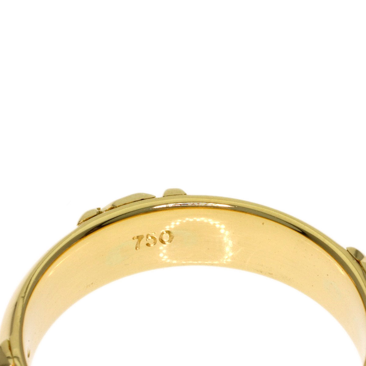 TIFFANY&Co. Atlas Ring K18 Yellow Gold Ladies [Used]