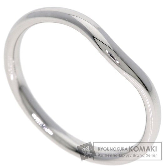 TIFFANY&Co. Curved band Ring Platinum PT950 Ladies [Used]