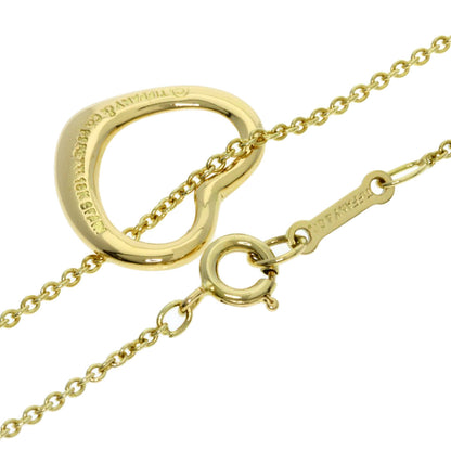 TIFFANY&Co. Open heart Necklace K18 Yellow Gold Ladies [Used]