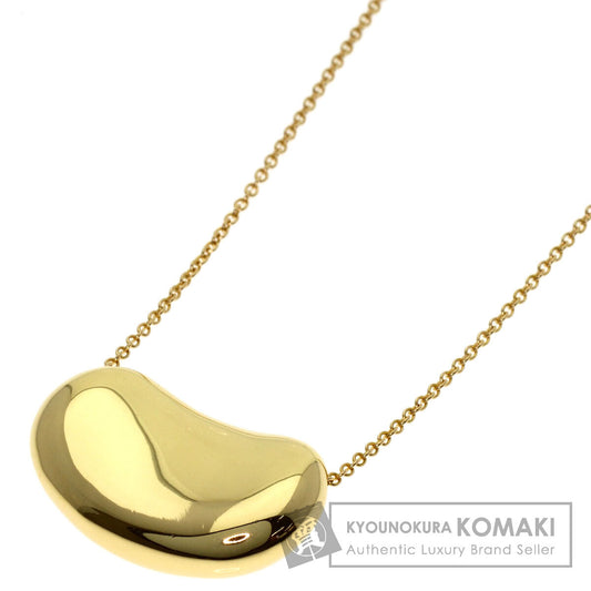 TIFFANY&Co. Bean Necklace K18 Yellow Gold Ladies [Used]