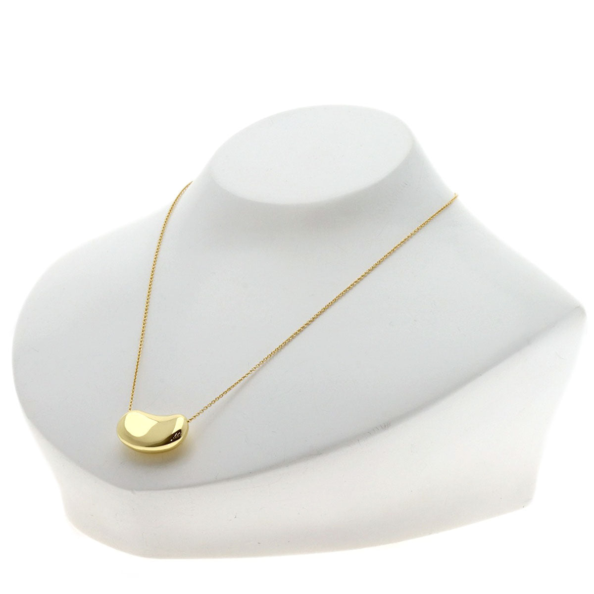 TIFFANY&Co. Bean Necklace K18 Yellow Gold Ladies [Used]
