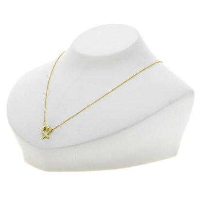 TIFFANY&Co. Loving heart Necklace K18 Yellow Gold Ladies [Used]