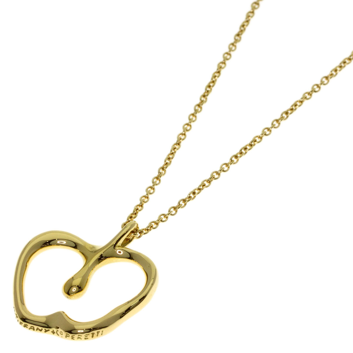 TIFFANY&Co. Apple Necklace K18 Yellow Gold Ladies [Used]