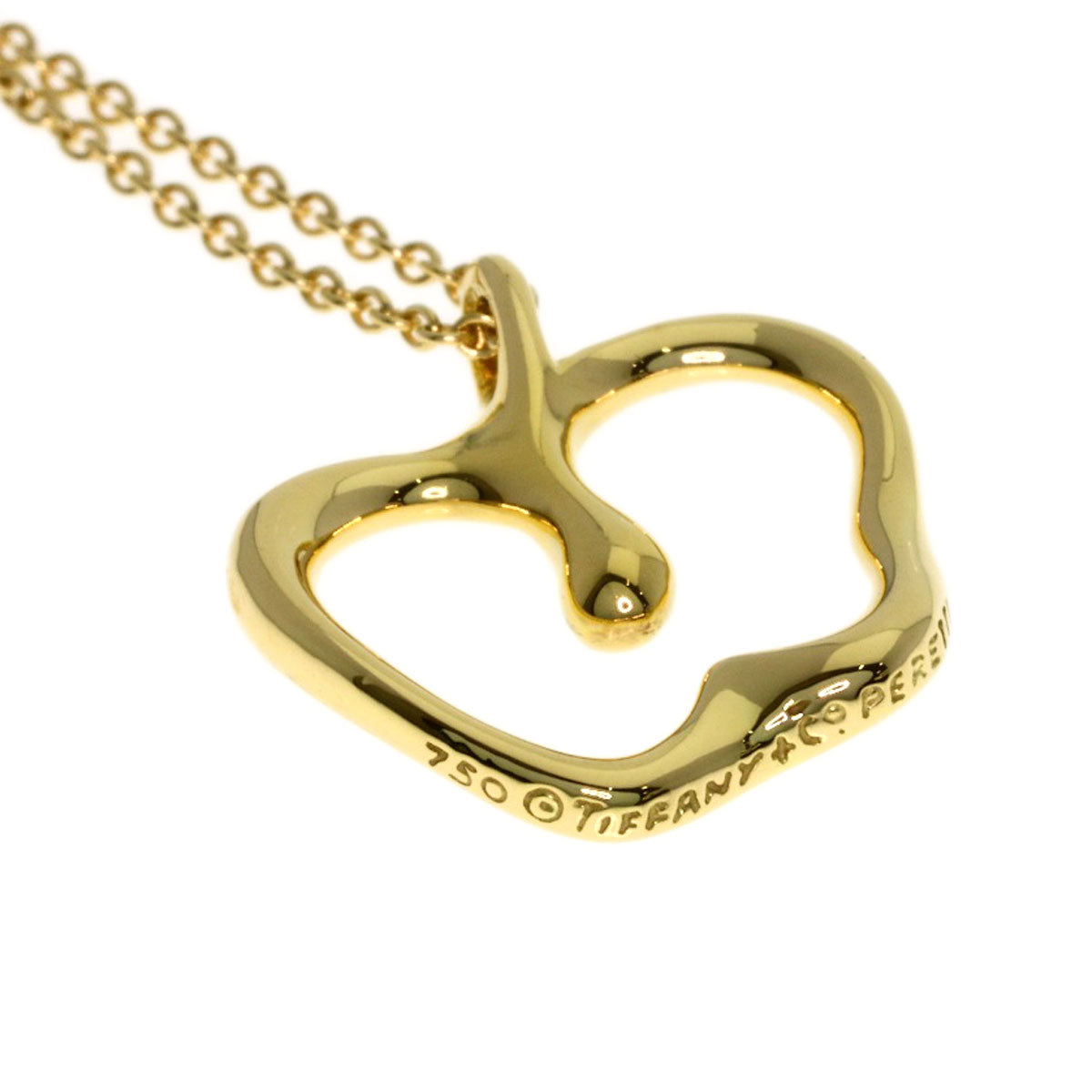 TIFFANY&Co. Apple Necklace K18 Yellow Gold Ladies [Used]