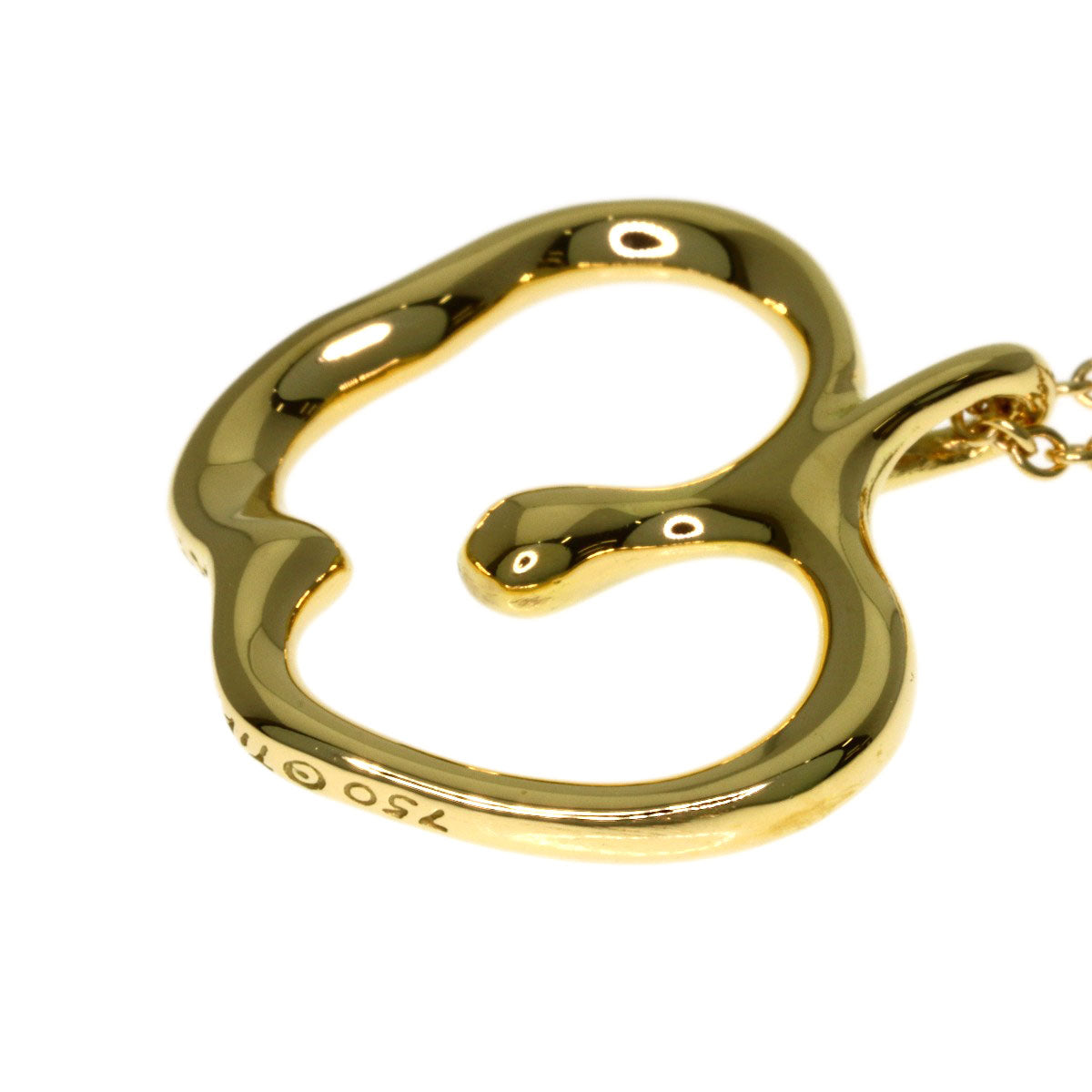 TIFFANY&Co. Apple Necklace K18 Yellow Gold Ladies [Used]