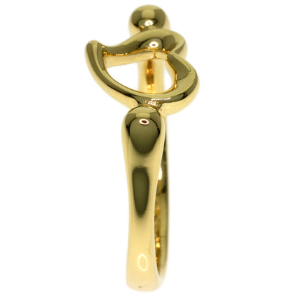 TIFFANY&Co. Open heart Ring K18 Yellow Gold Ladies [Used]