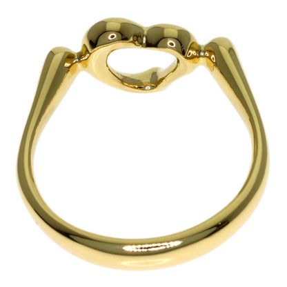 TIFFANY&Co. Open heart Ring K18 Yellow Gold Ladies [Used]