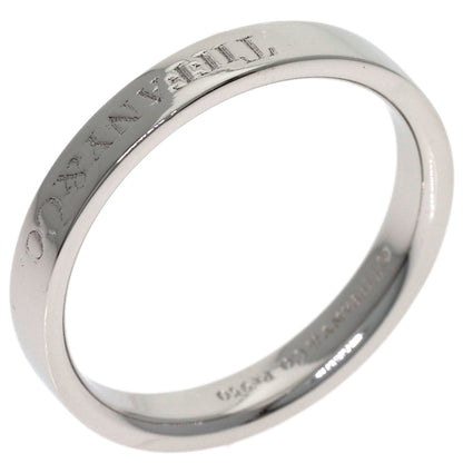 TIFFANY&Co. Flat band Ring Platinum PT950 Ladies [Used]