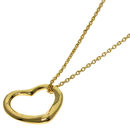 TIFFANY&Co. Open heart Necklace K18 Yellow Gold Ladies [Used]