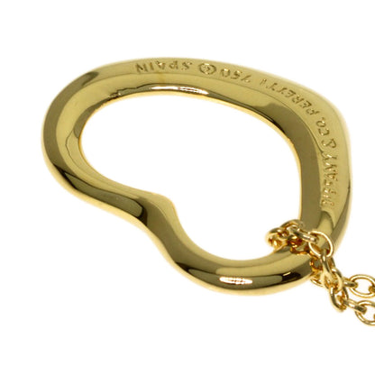 TIFFANY&Co. Open heart Necklace K18 Yellow Gold Ladies [Used]