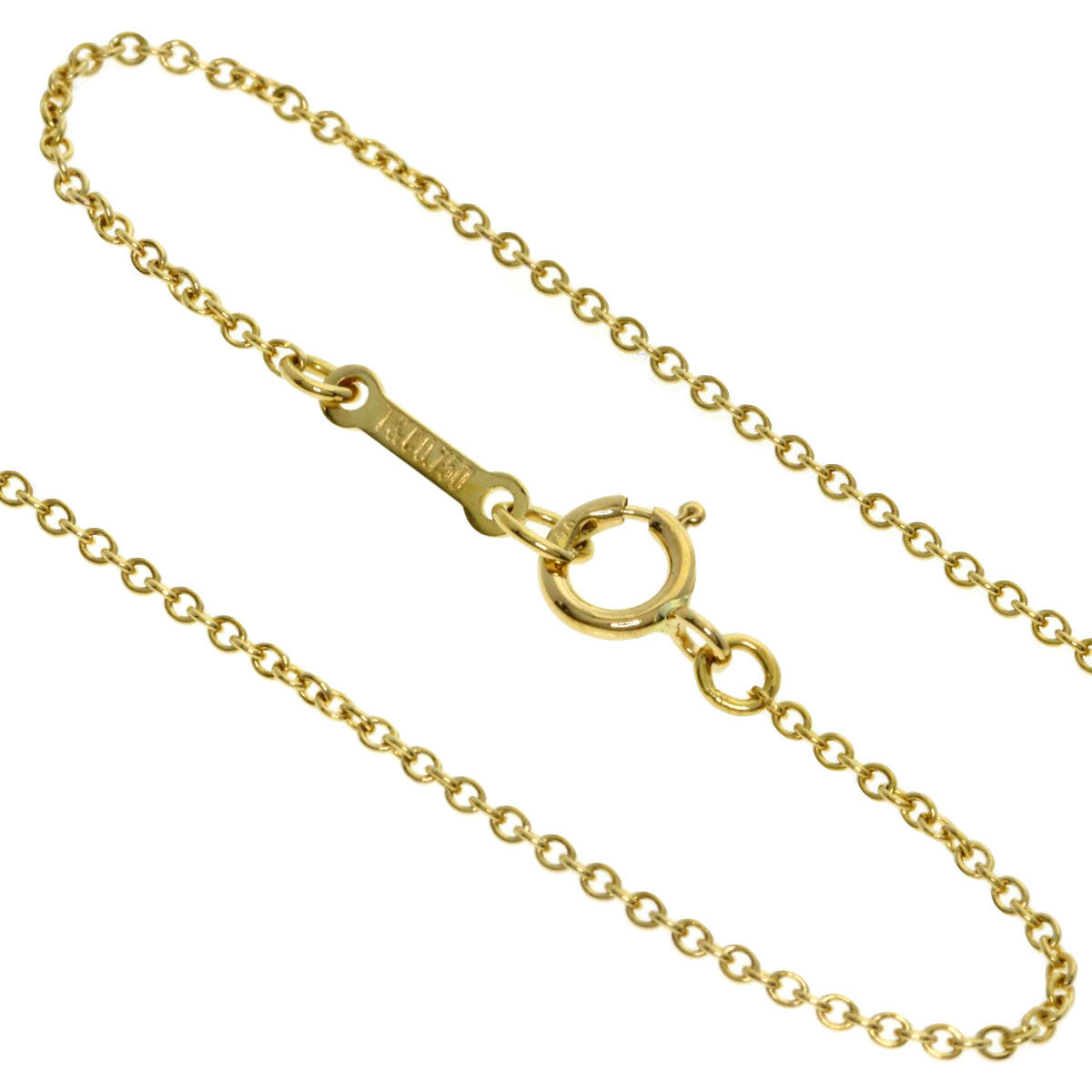TIFFANY&Co. Loving heart Necklace K18 Yellow Gold Ladies [Used]