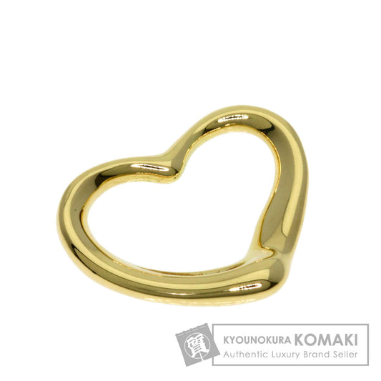 TIFFANY&Co. Open heart Pendant top K18 Yellow Gold Ladies [Used]