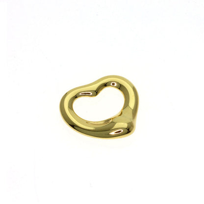 TIFFANY&Co. Open Heart Mini Pendant top K18 Yellow Gold Ladies [Used]