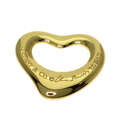 TIFFANY&Co. Open Heart Mini Pendant top K18 Yellow Gold Ladies [Used]