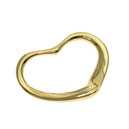 TIFFANY&Co. Open heart Pendant top K18 Yellow Gold Ladies [Used]