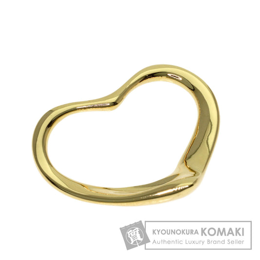 TIFFANY&Co. Open heart Pendant top K18 Yellow Gold Ladies [Used]