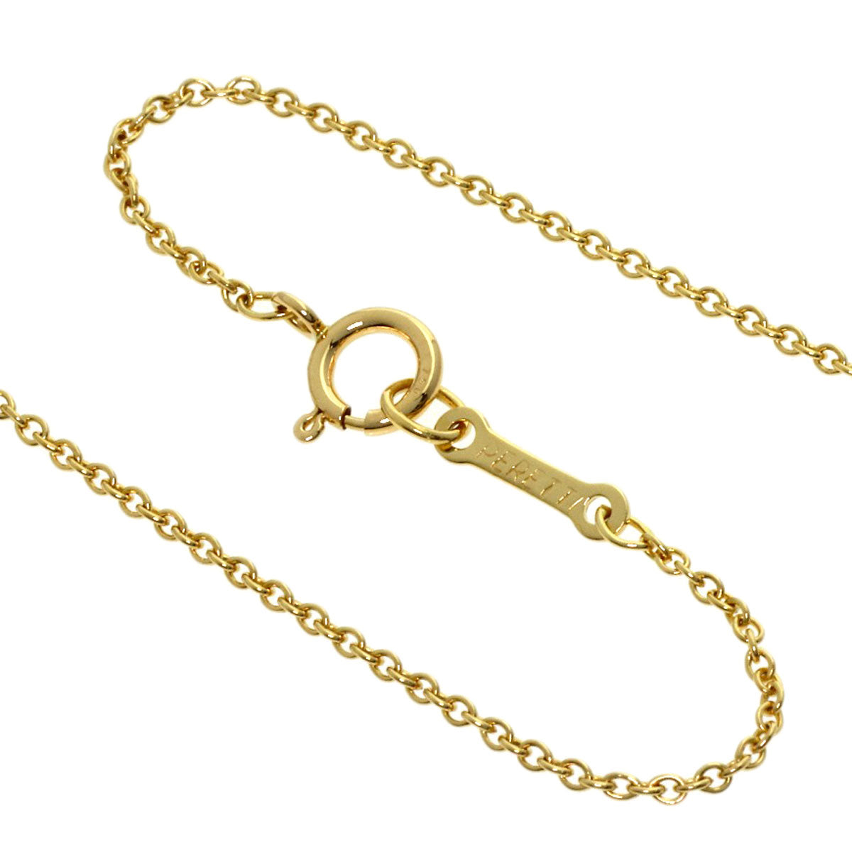 TIFFANY&Co. Bean Necklace K18 Yellow Gold Ladies [Used]