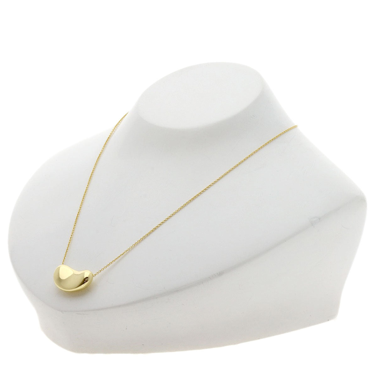 TIFFANY&Co. Bean Necklace K18 Yellow Gold Ladies [Used]