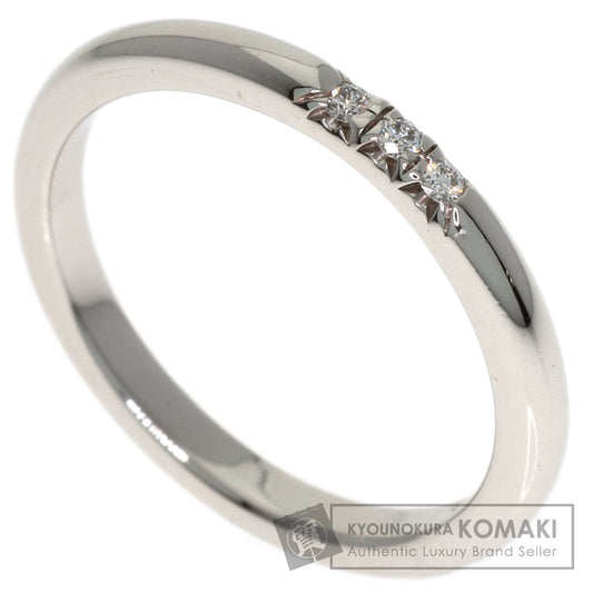 TIFFANY&Co. Forever 3P Diamond Ring Platinum PT950 Ladies [Used]