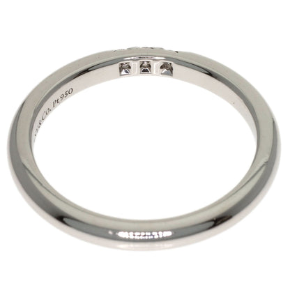 TIFFANY&Co. Forever 3P Diamond Ring Platinum PT950 Ladies [Used]
