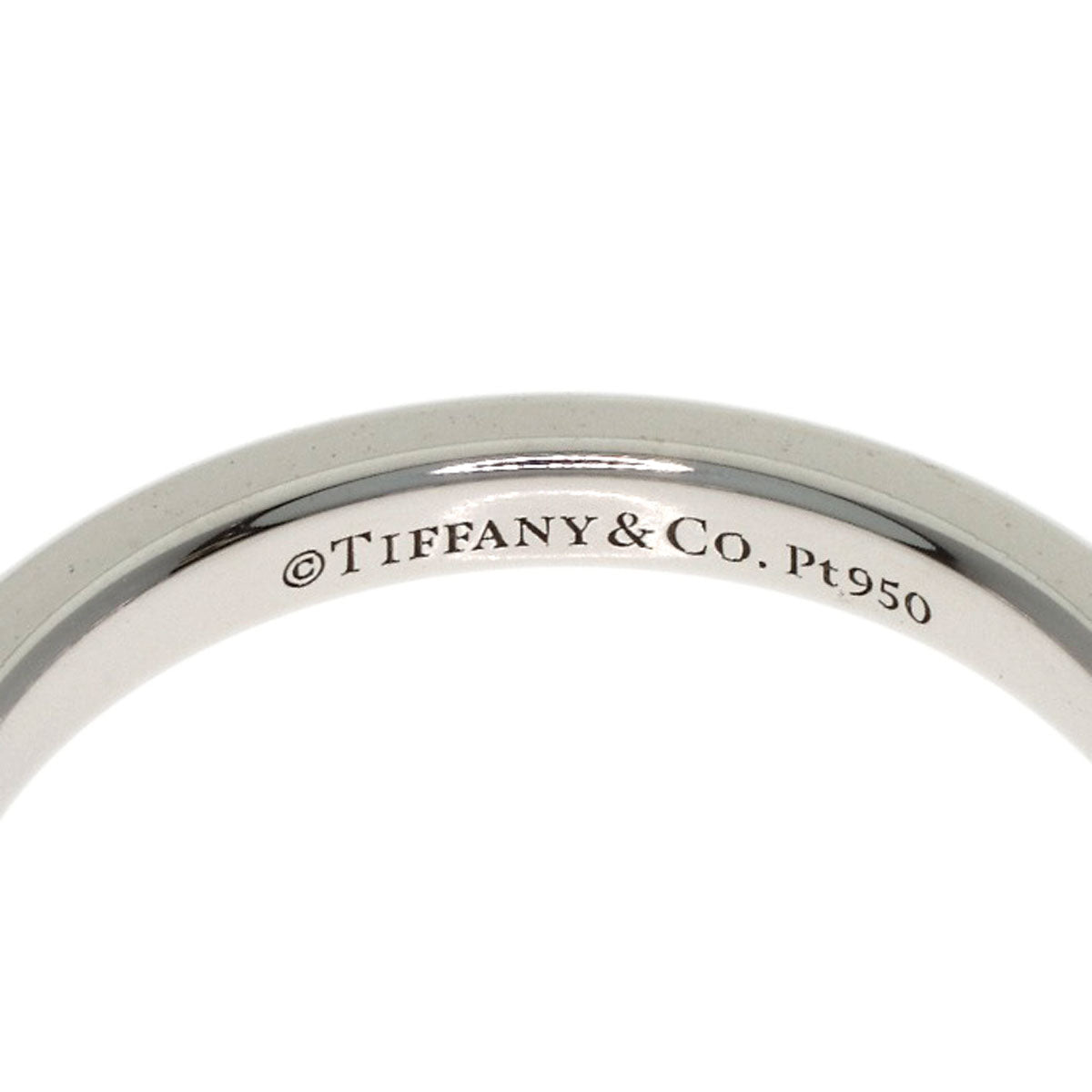 TIFFANY&Co. Forever 3P Diamond Ring Platinum PT950 Ladies [Used]