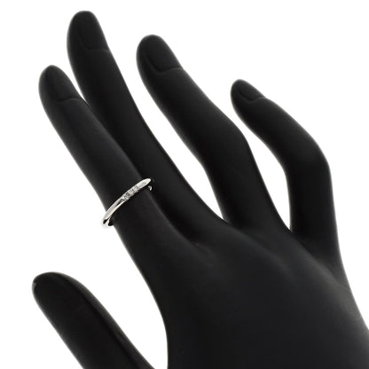 TIFFANY&Co. Forever 3P Diamond Ring Platinum PT950 Ladies [Used]