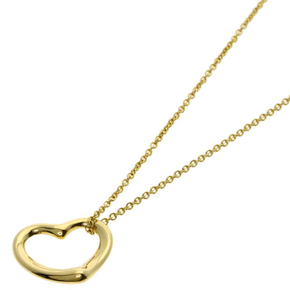 TIFFANY&Co. Open heart Necklace K18 Yellow Gold Ladies [Used]