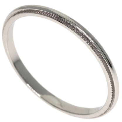 TIFFANY&Co. Milgrain Ring Platinum PT950 Ladies [Used]