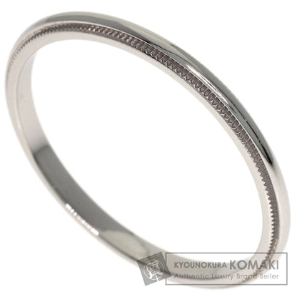 TIFFANY&Co. Milgrain Ring Platinum PT950 Ladies [Used]