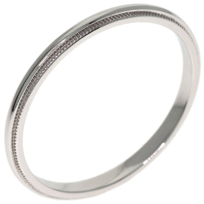 TIFFANY&Co. Milgrain Ring Platinum PT950 Ladies [Used]