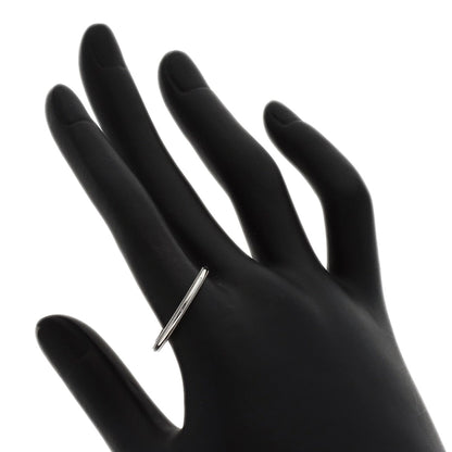 TIFFANY&Co. Milgrain Ring Platinum PT950 Ladies [Used]