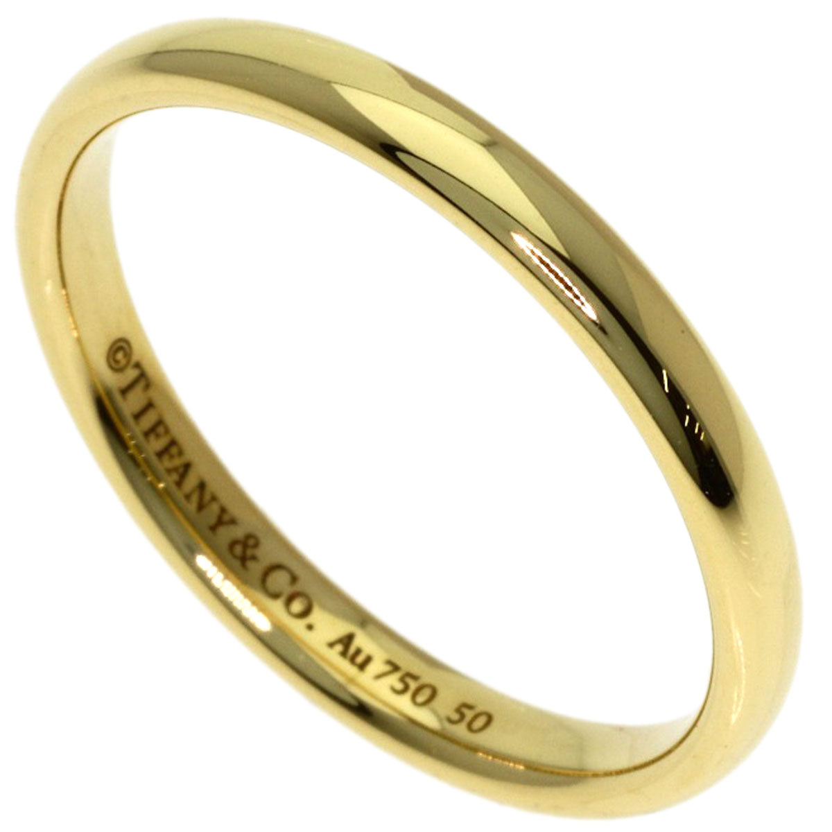 TIFFANY&Co. wedding Ring K18 Yellow Gold Ladies [Used]